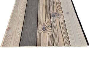 Borstade träpaneler